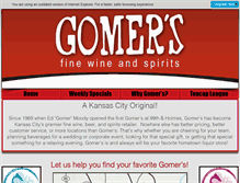 Tablet Screenshot of gomers.com